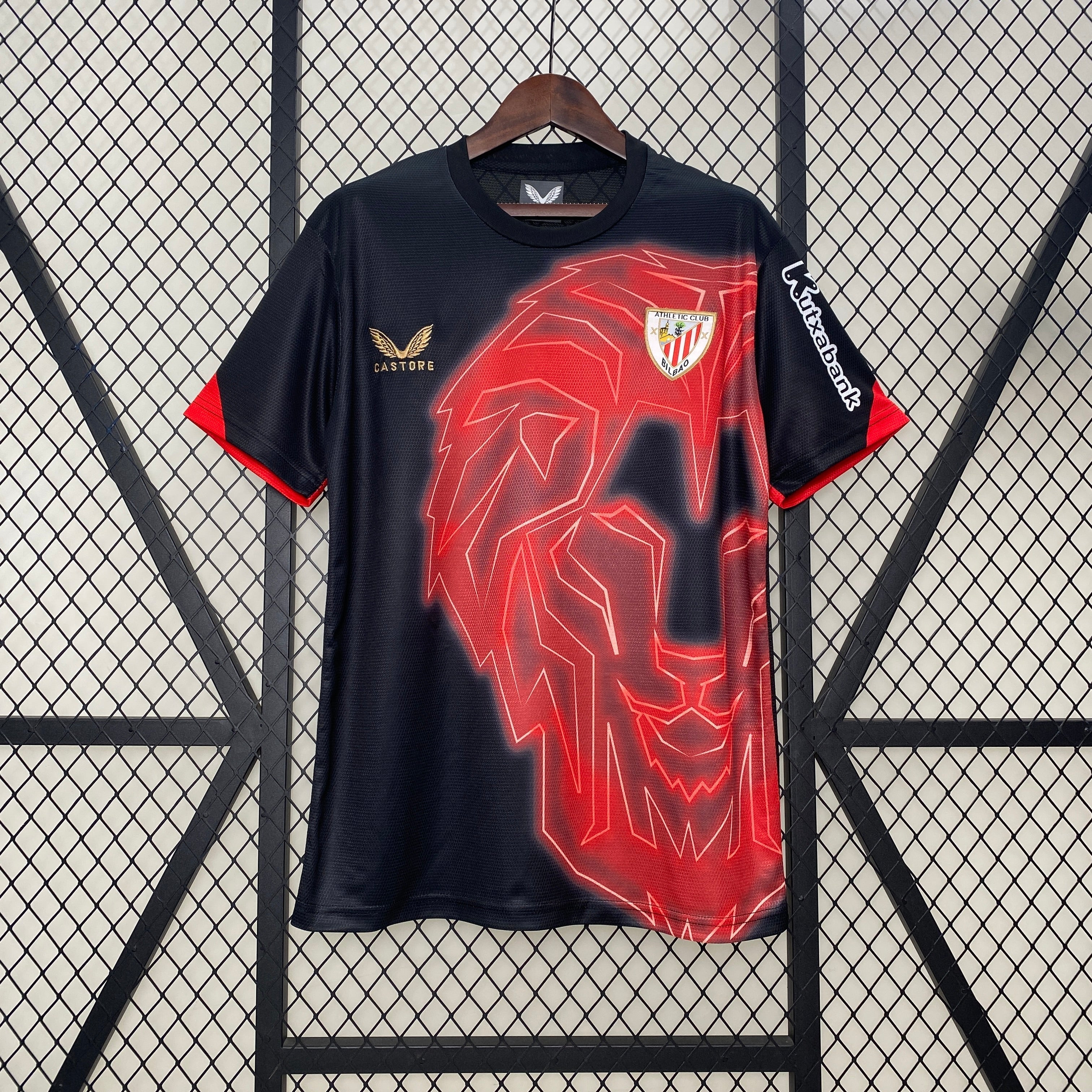 Jersey Athletic Bilbao 24/25 - Preto e Vermelho