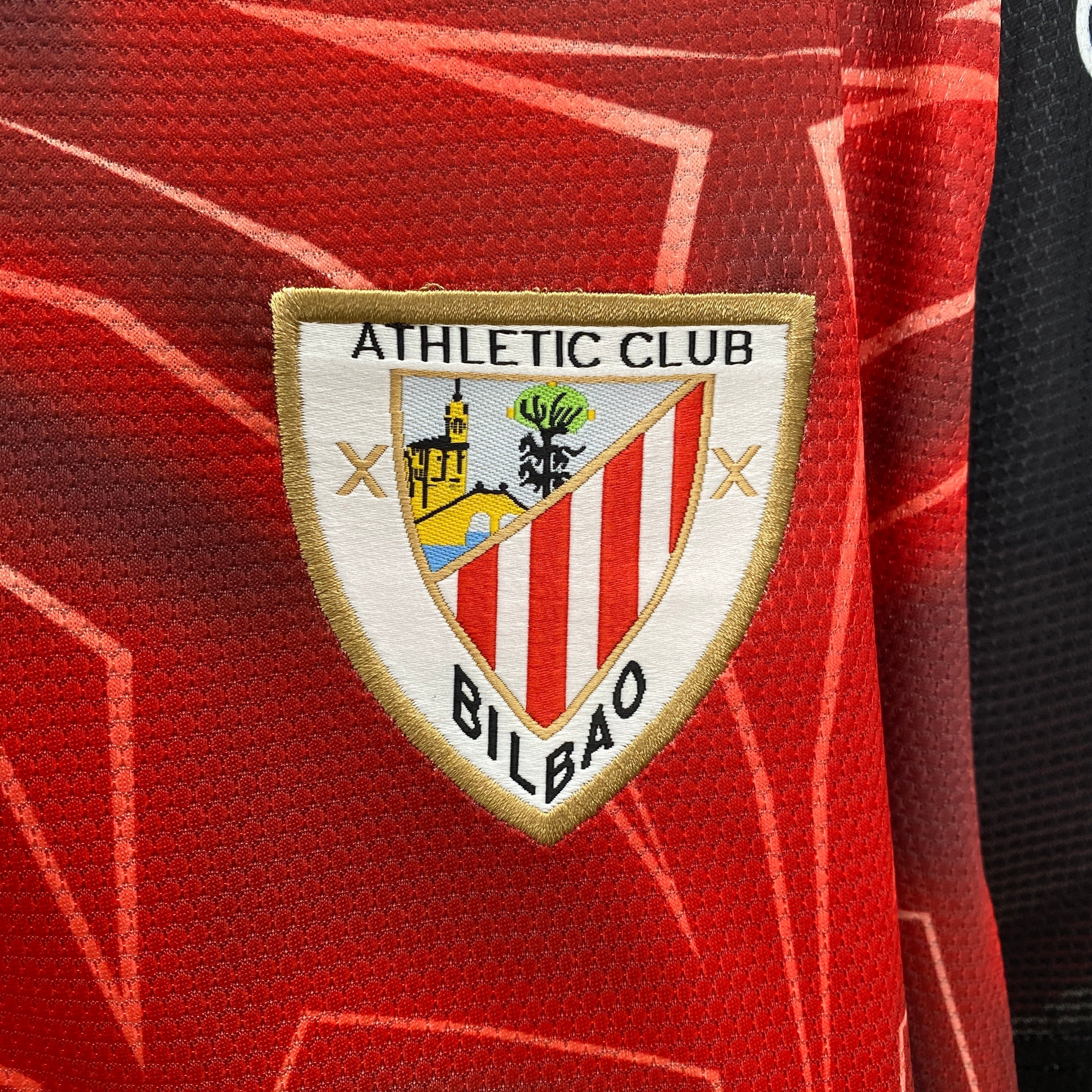Jersey Athletic Bilbao 24/25 - Preto e Vermelho