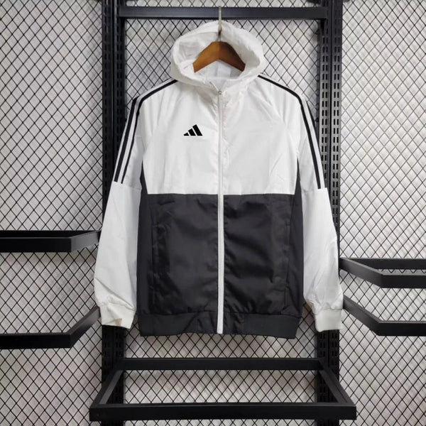 Windbreaker Adidas 24/25 - Branco e Preto