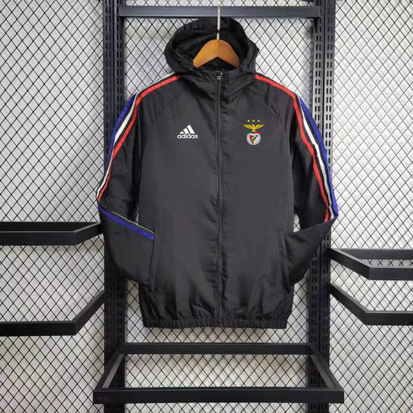 Windbreaker Benfica 24/25 - Preto e Vermelho