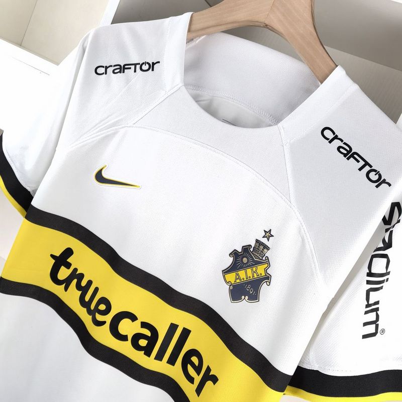 Jersey Aik II 24/25 - Branco e Amarelo