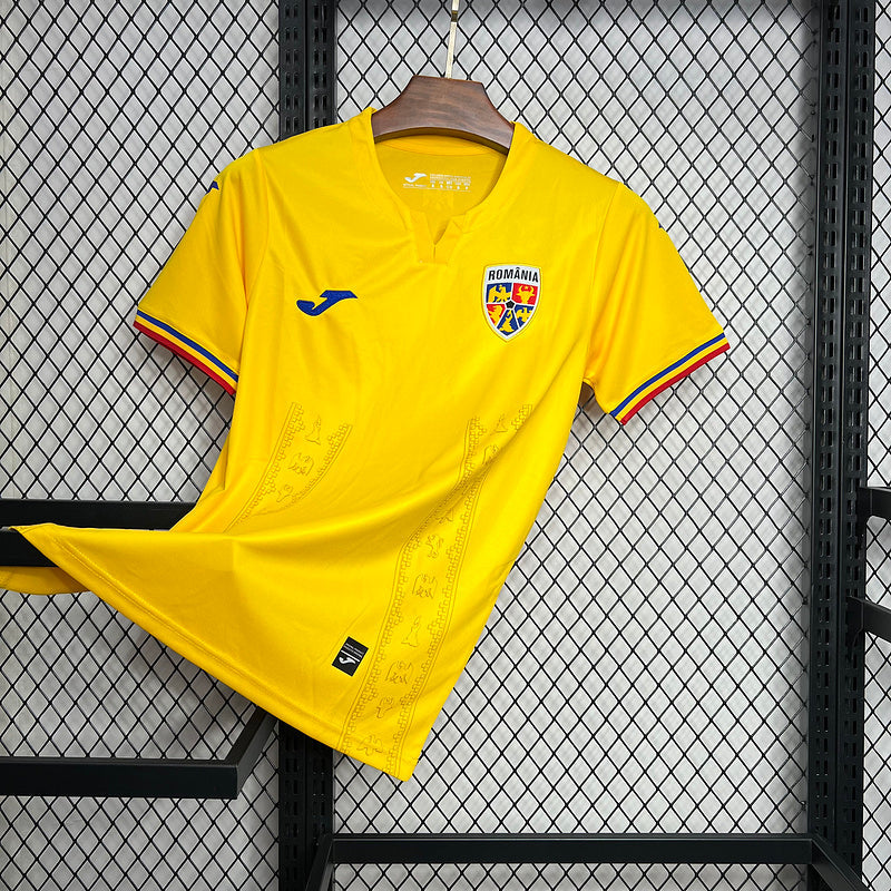 Jersey Seleção Romania l - 24/25 - Amarelo