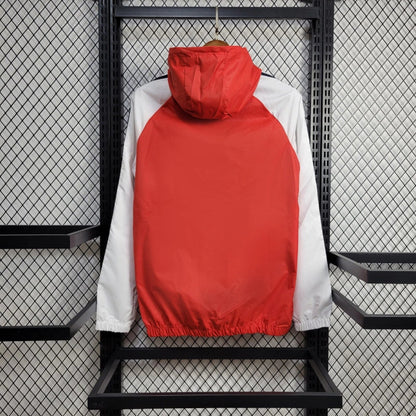 Windbreaker Internacional 24/25 - Branco e Vermelho