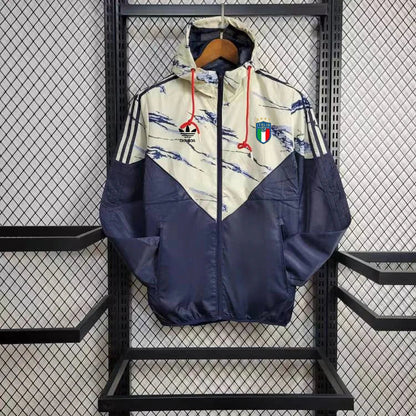 Windbreaker Italy 24/25 - Blue & White