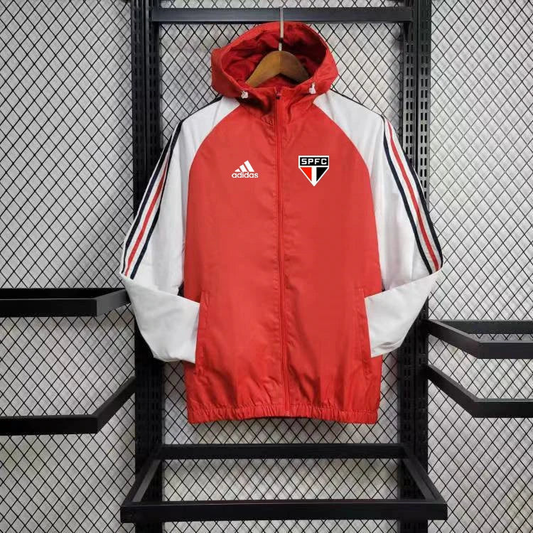 Windbreaker São Paulo 24/25 - Branco e Vermelho